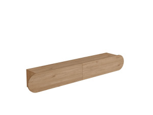 Meuble TV en bois "LUM1" - 180 x 31 x 29 cm - Beige