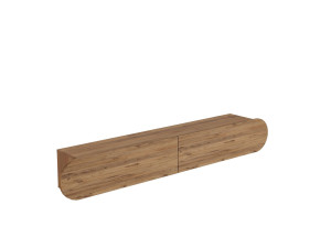 Meuble TV en bois "LUM1" - 180 x 31 x 29 cm - Marron