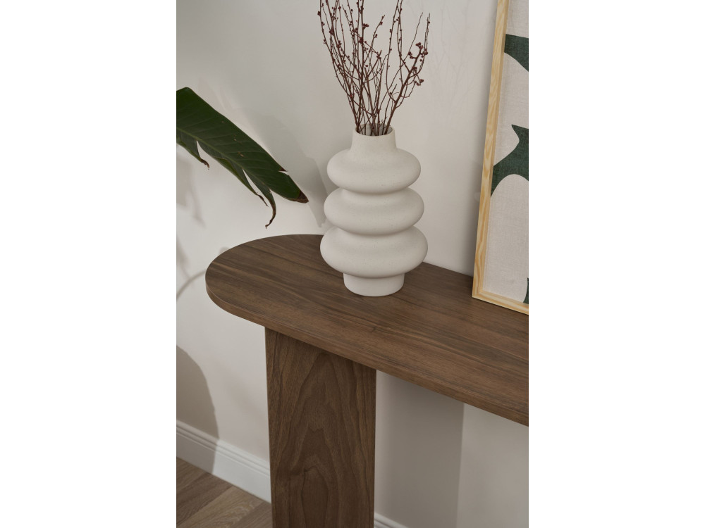 Console en bois "Sira" - 150 x 35 x 75 cm - Noyer