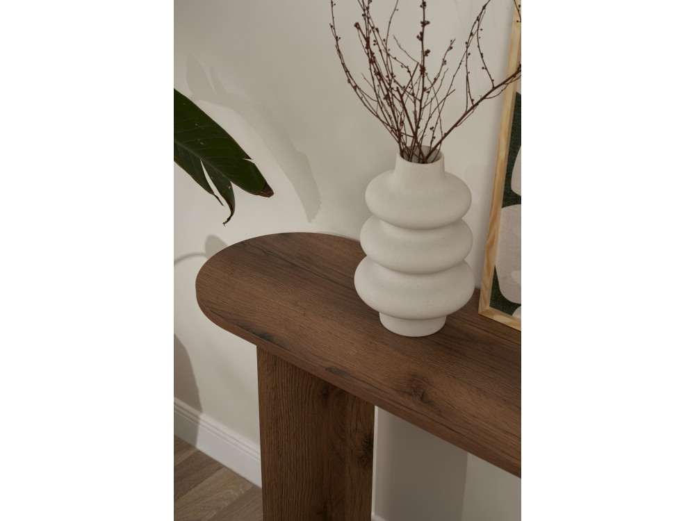 Console en bois "Sira" - 150 x 35 x 75 cm - Noyer