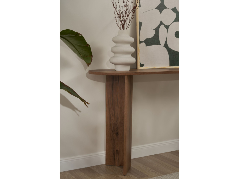 Console en bois "Sira" - 150 x 35 x 75 cm - Noyer