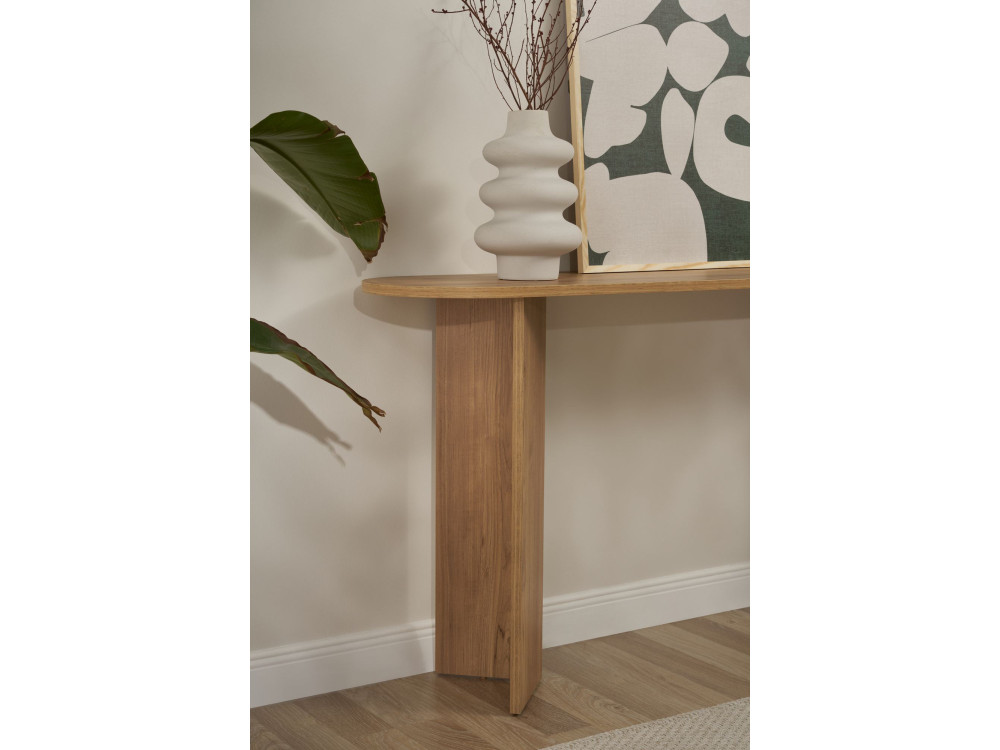 Console en bois "Sira" - 150 x 35 x 75 cm - Chêne