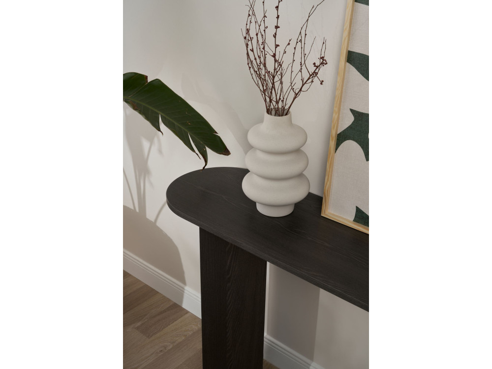 Console en bois "Sira" - 150 x 35 x 75 cm - Lumière Noire