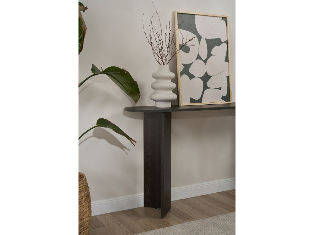 Console en bois "Sira" - 150 x 35 x 75 cm - Lumière Noire