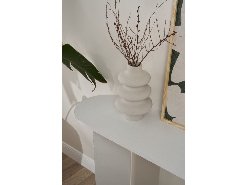Console en bois "Sira" - 150 x 35 x 75 cm - Blanc