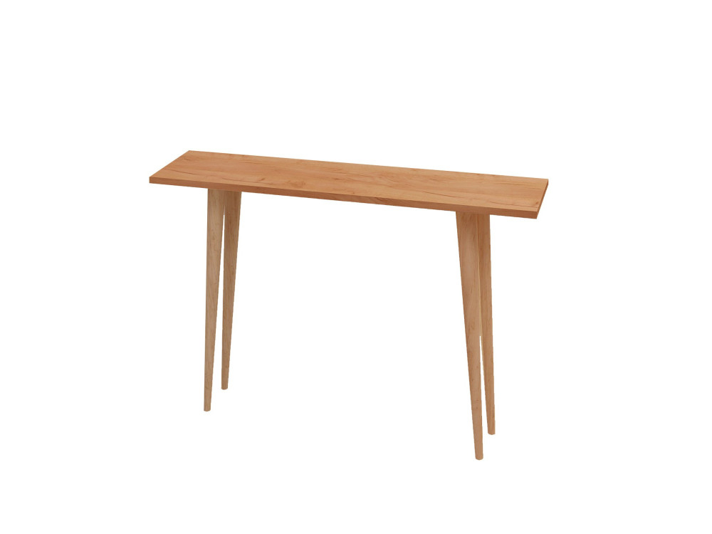 Console en bois "Desidero" - 100 x 30 x 74 cm - Marron