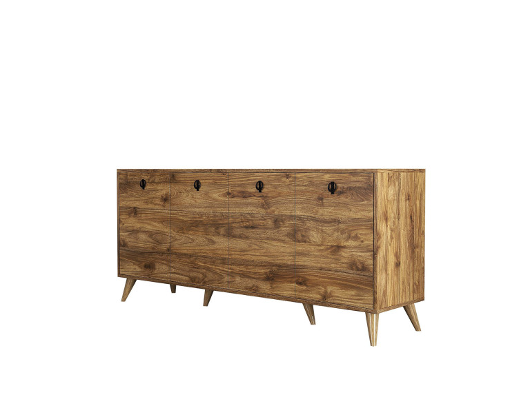 Buffet en bois "Elite" - 180 x 45 x 80 cm - Marron