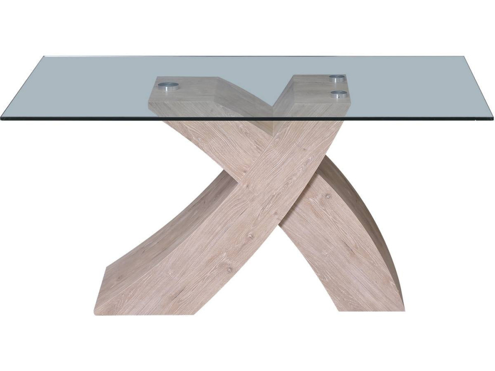 Table repas "Mona" 150 x 90 x 74 cm - Chêne