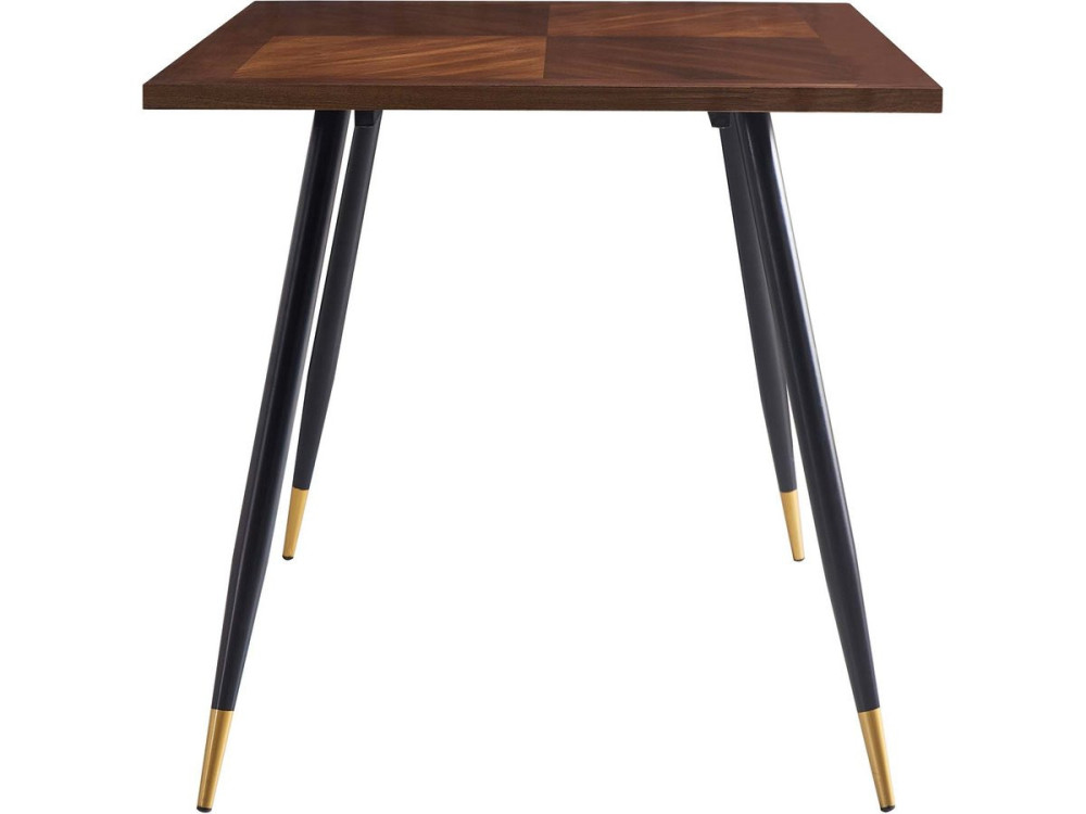 Table repas "Kavita" - 140 x 80 x 76 cm - Marron