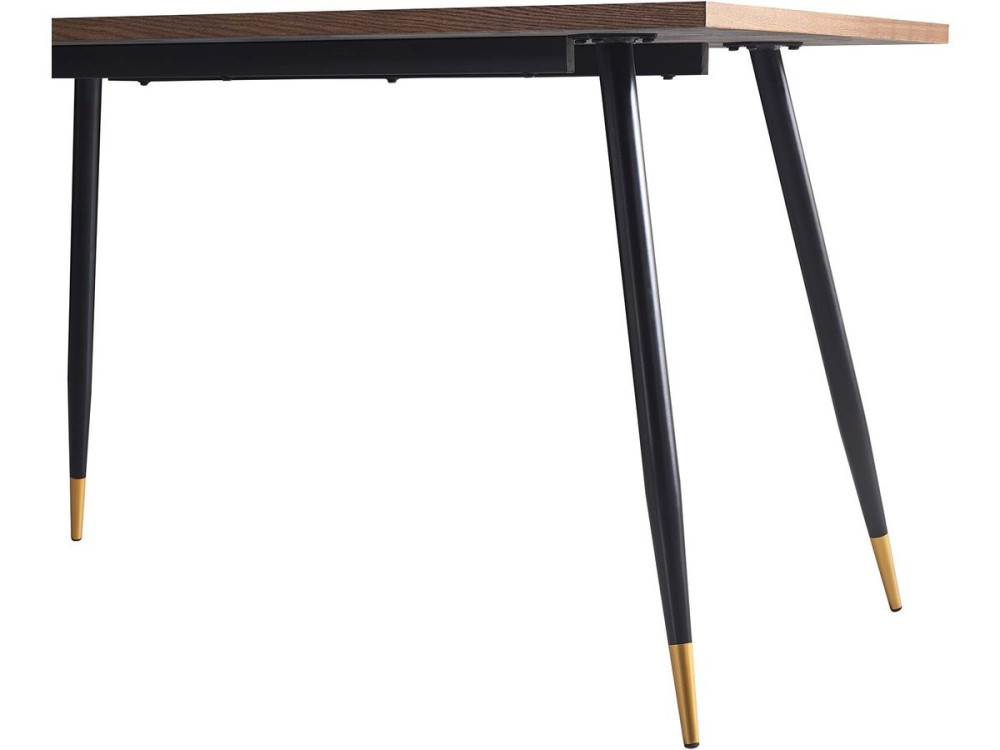 Table repas "Kavita" - 140 x 80 x 76 cm - Marron