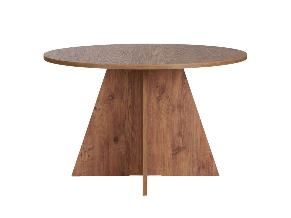 Table à manger en bois "Virella" - 120 x 120 x 75 cm - Pin atlantique