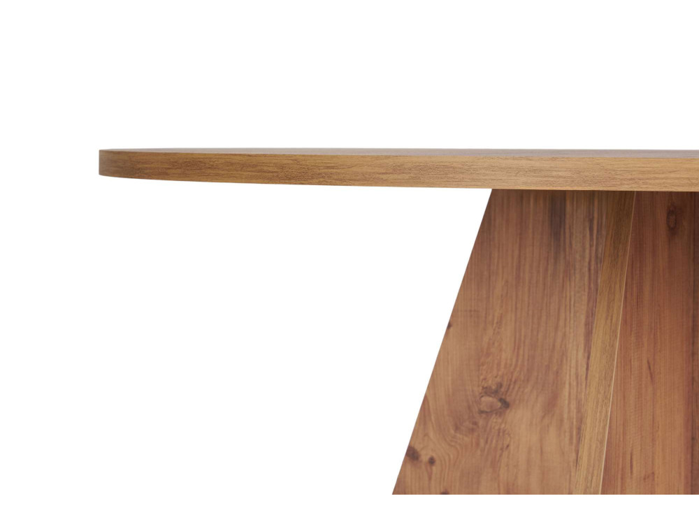 Table à manger en bois "Virella" - 120 x 120 x 75 cm - Pin atlantique