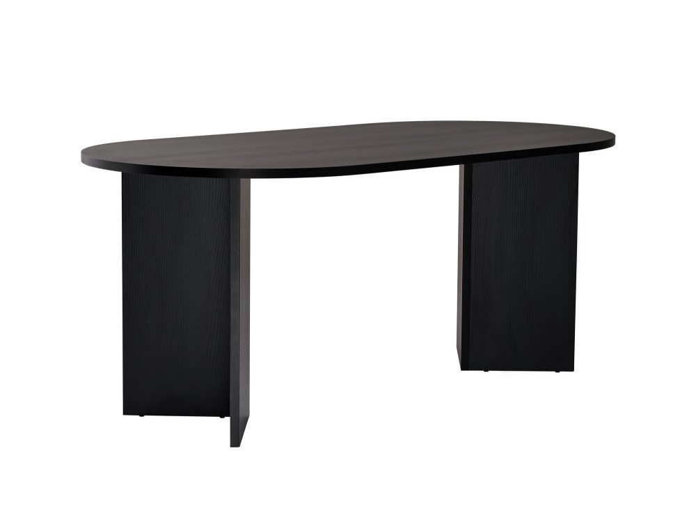 Table à manger en bois "Sablin" - 180 x 89 x 75 cm - Bois Noir