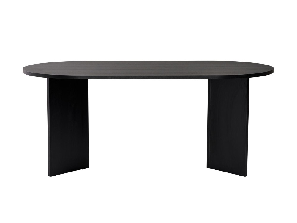Table à manger en bois "Sablin" - 180 x 89 x 75 cm - Bois Noir