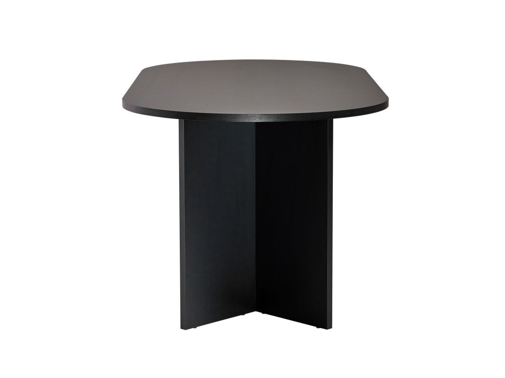 Table à manger en bois "Sablin" - 180 x 89 x 75 cm - Bois Noir