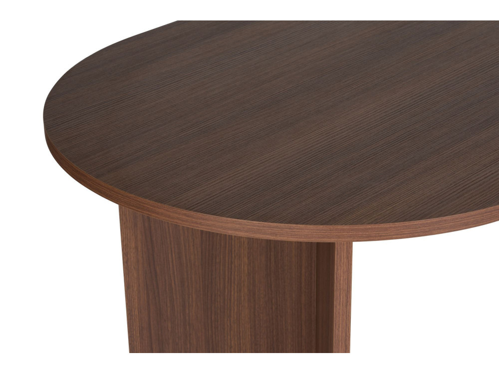 Table à manger en bois "Sablin" - 180 x 89 x 75 cm - Noyer