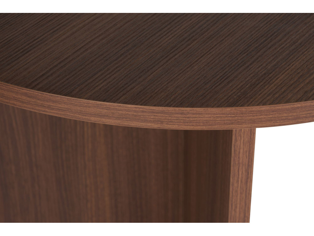 Table à manger en bois "Sablin" - 180 x 89 x 75 cm - Noyer