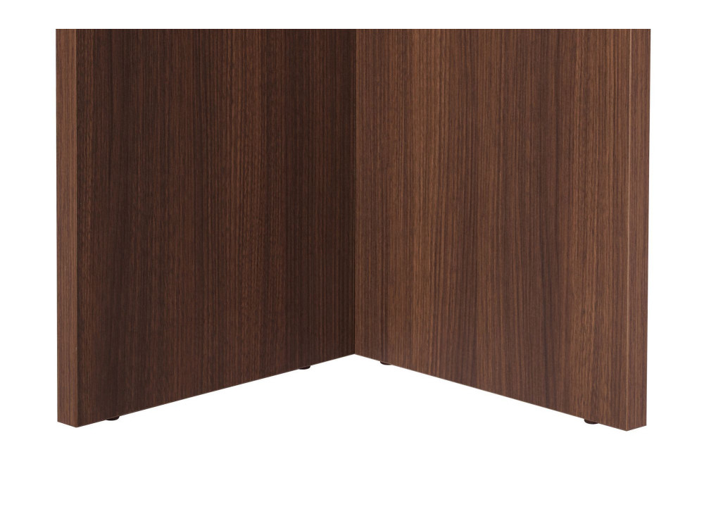 Table à manger en bois "Sablin" - 180 x 89 x 75 cm - Noyer