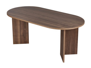 Table à manger en bois "Sablin" 180 x 90 x 75 cm - Noyer
