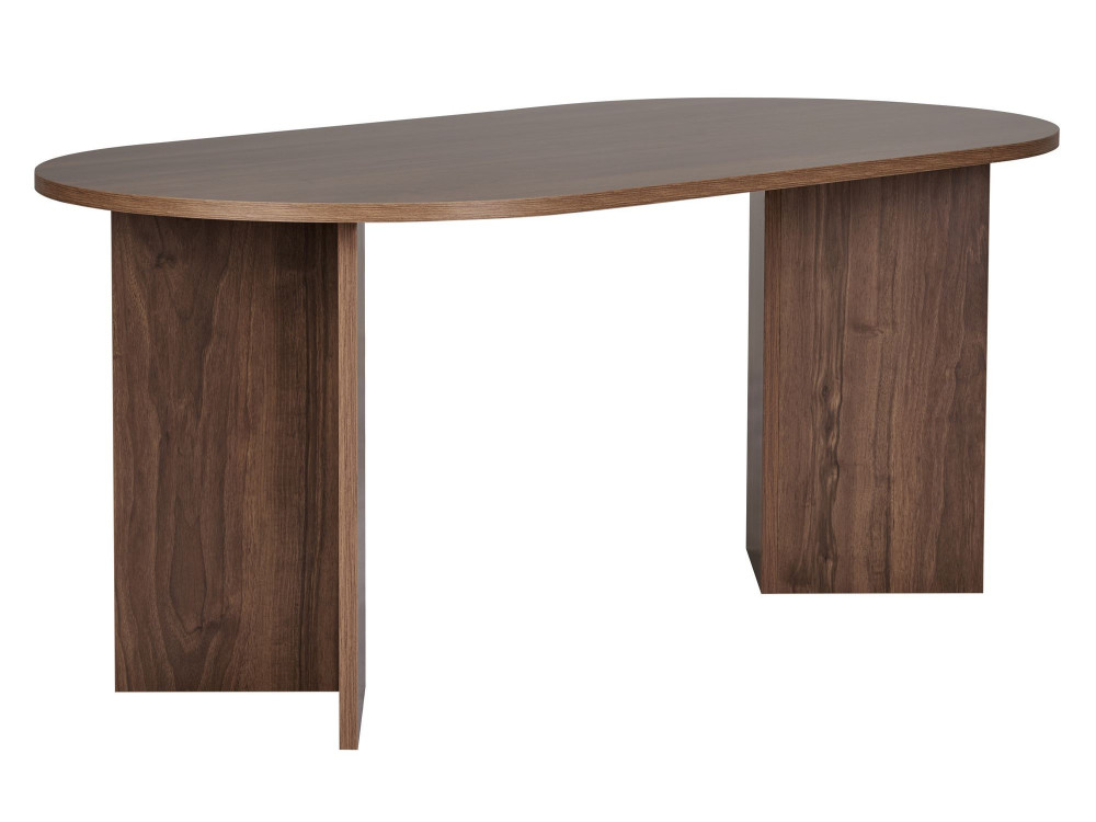 Table à manger en bois "Sablin" 180 x 90 x 75 cm - Noyer