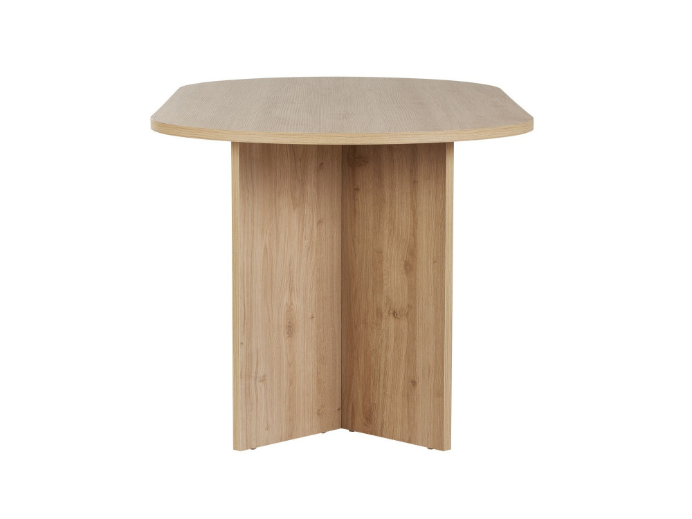 Table à manger en bois "Sablin" 180 x 90 x 75 cm - Chêne saphir