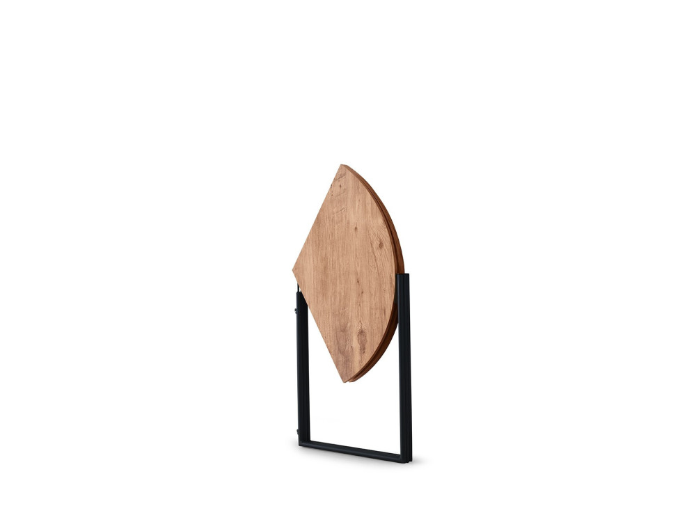 Table à manger en bois "Yaprak" - 100 x 100 x 72 cm - Pin atlantique