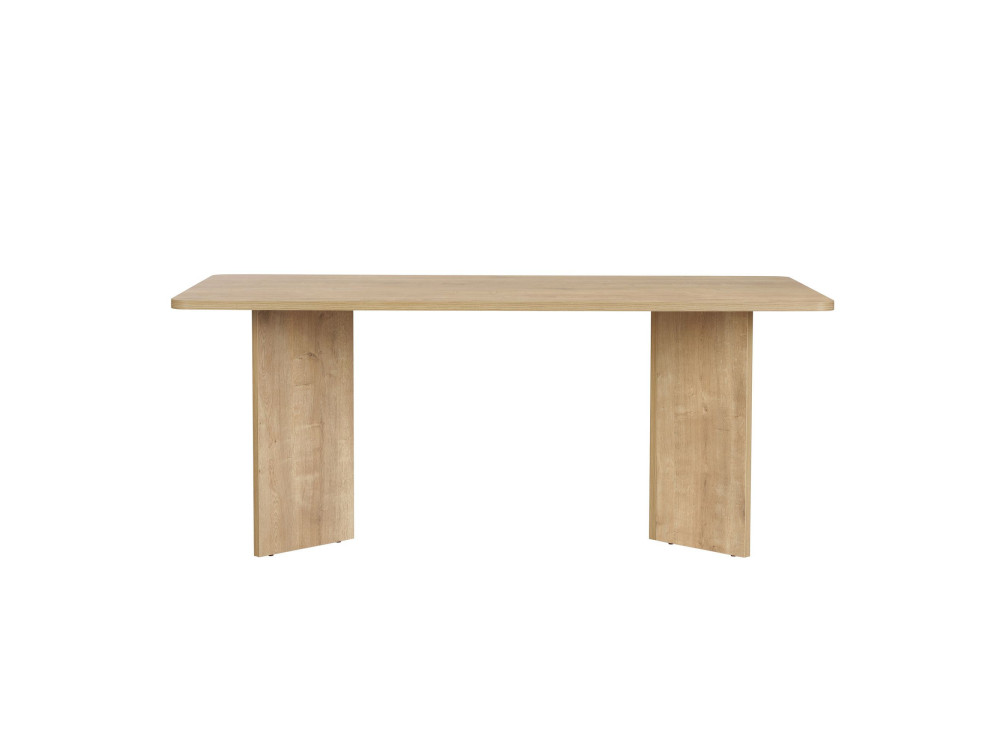 Table à manger en bois "Linza" 180 x 90 x 75 cm - Chêne à miel