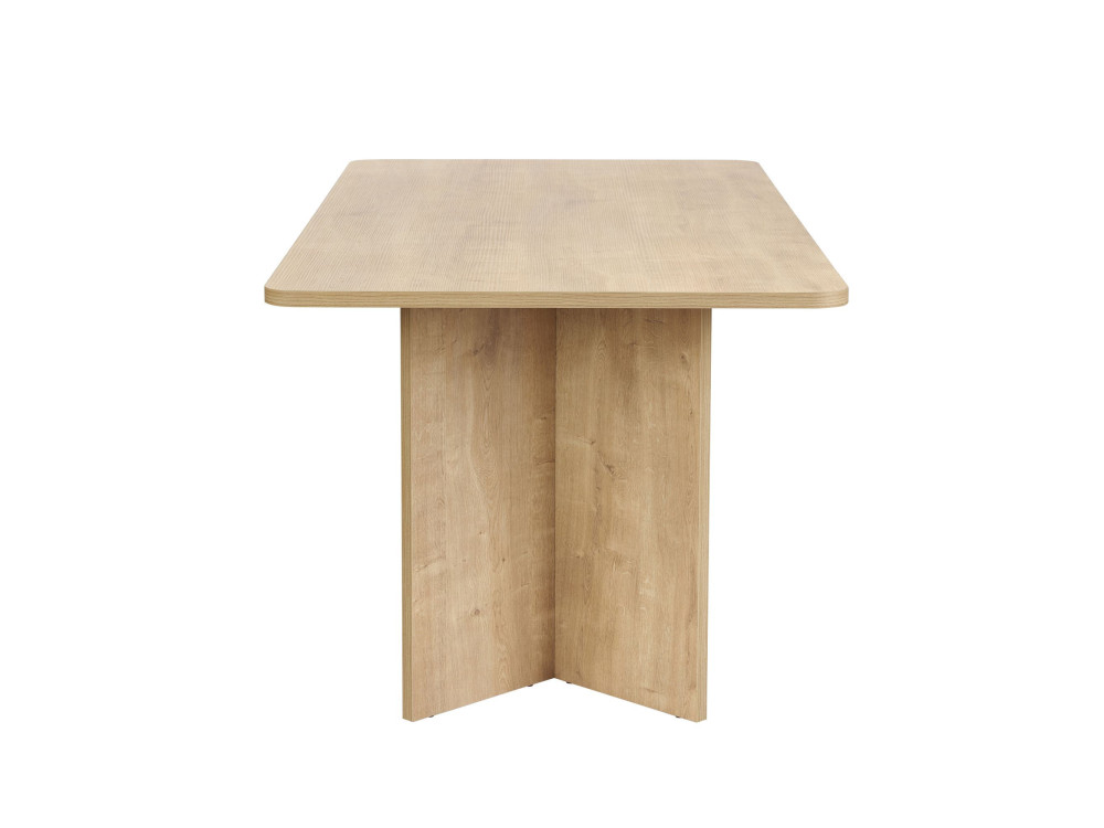 Table à manger en bois "Linza" 180 x 90 x 75 cm - Chêne à miel