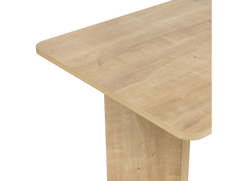 Table à manger en bois "Linza" 180 x 90 x 75 cm - Chêne à miel