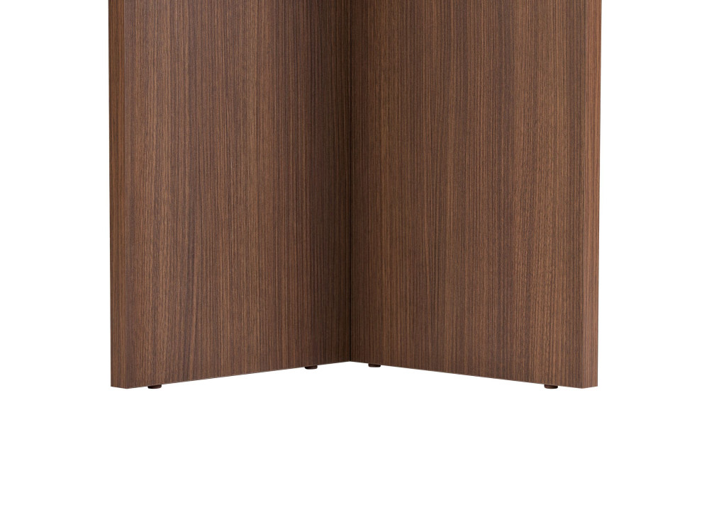 Table à manger en bois "Linza" 180 x 90 x 75 cm - Noyer