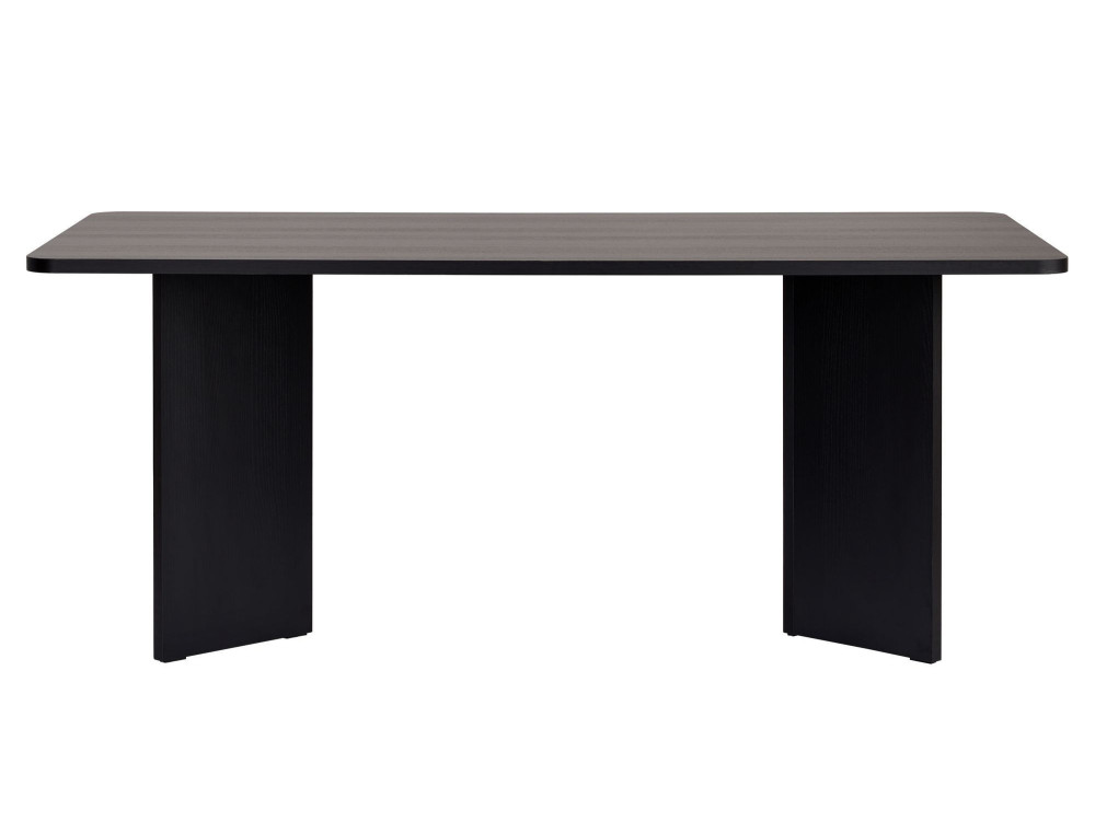 Table à manger en bois "Linza" 180 x 90 x 75 cm - Bois Noir