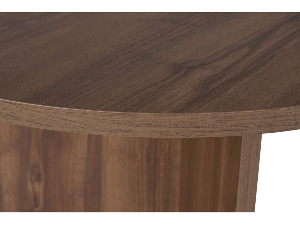 Table à manger en bois "Sabella" 200 x 90 x 75 cm - Noyer