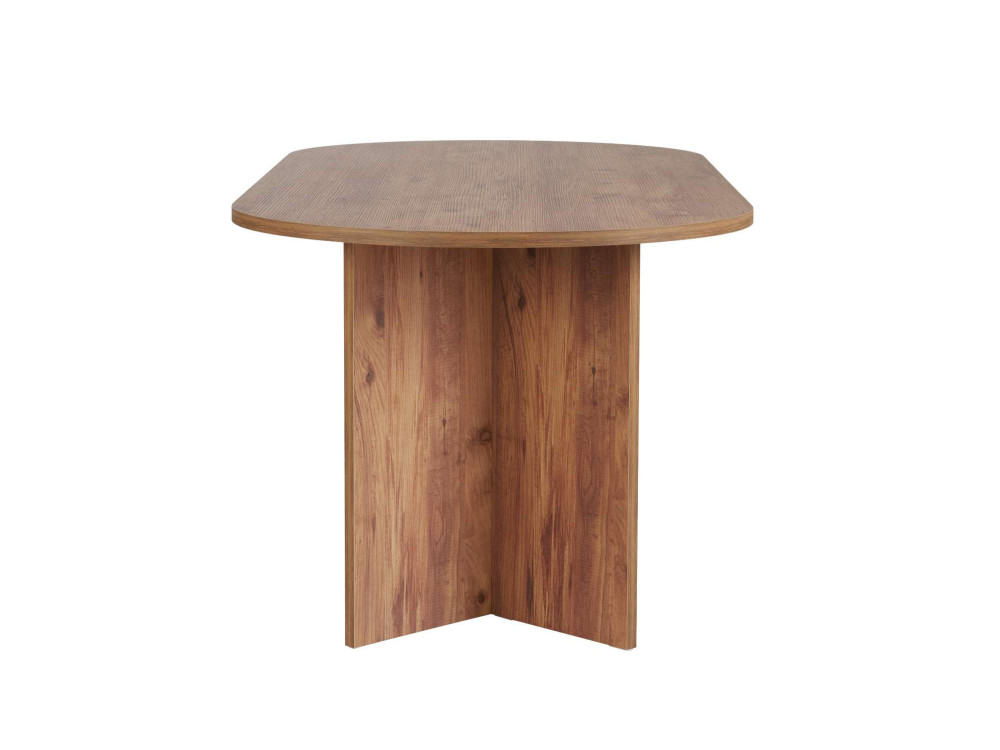 Table à manger en bois "Sabella" 200 x 90 x 75 cm - Pin atlantique