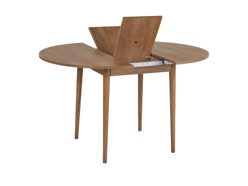 Table à manger extensible en bois "Viona" 100 x 100 x 75 cm - Le chêne de Kafka