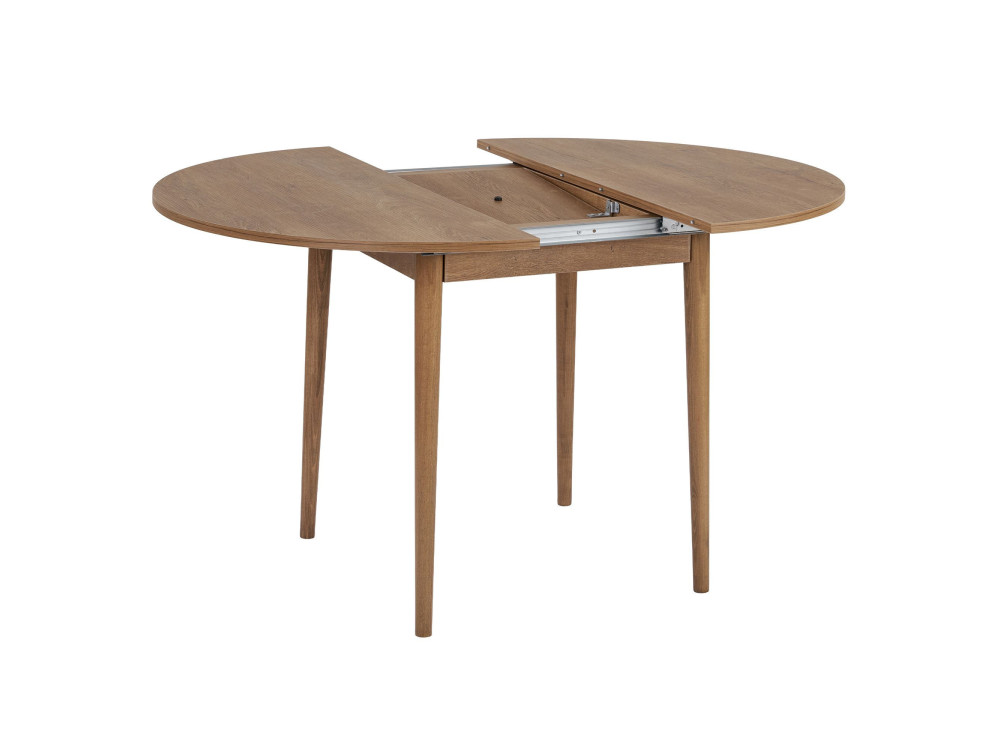 Table à manger extensible en bois "Viona" 100 x 100 x 75 cm - Le chêne de Kafka