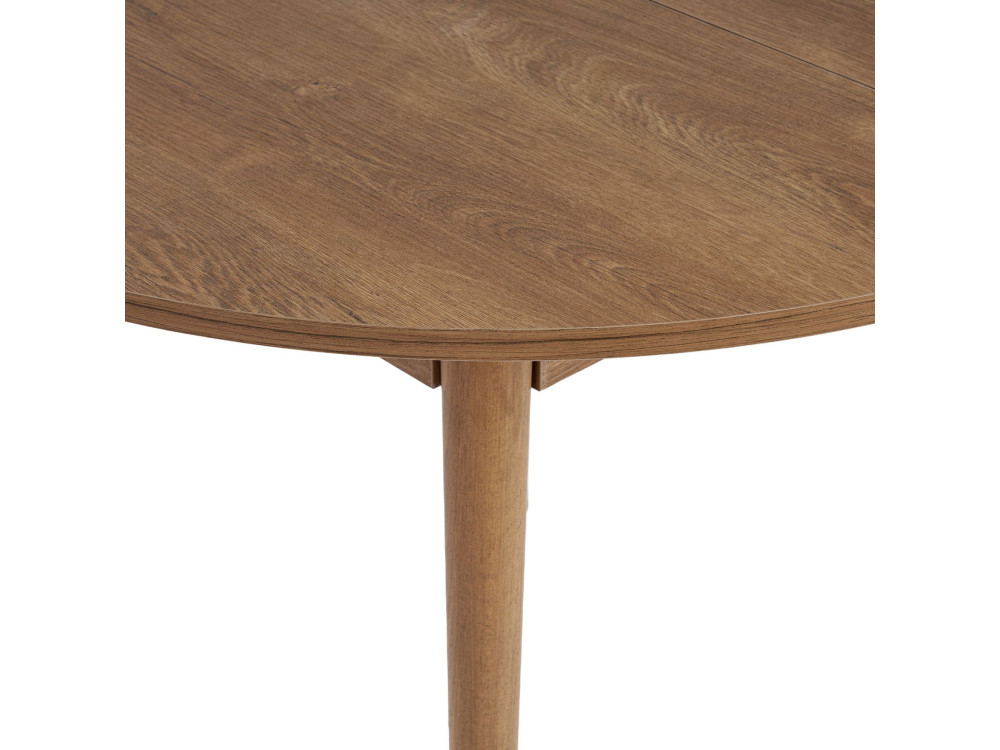 Table à manger extensible en bois "Viona" 100 x 100 x 75 cm - Le chêne de Kafka