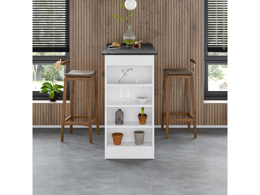 Table de bar en bois "Swallow" 117 x 54 x 102 cm - Bendir