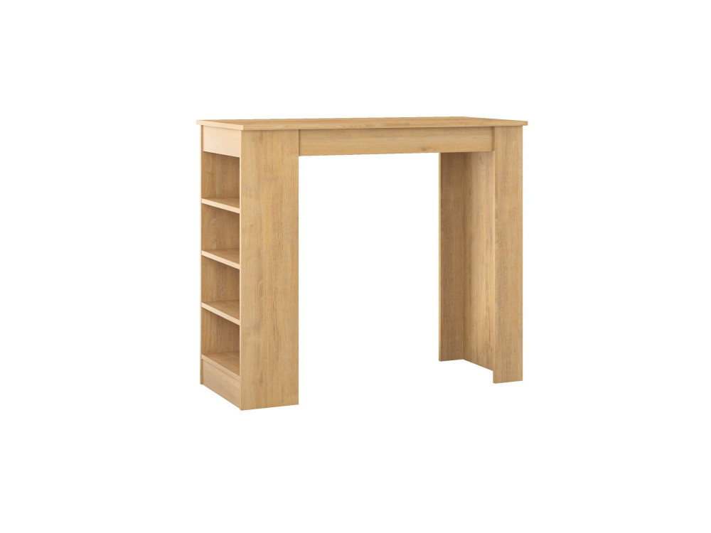 Table de bar en bois "Swallow" 117 x 54 x 101,8 cm - Chêne saphir