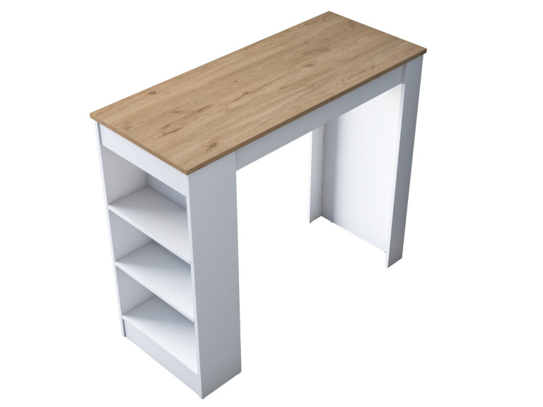Table de repas en bois "Juan" - 120 x 50 x 100 cm - Marron