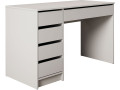 Bureau "Ada" - 120 x 75 x 55 cm - Noir - Blanc