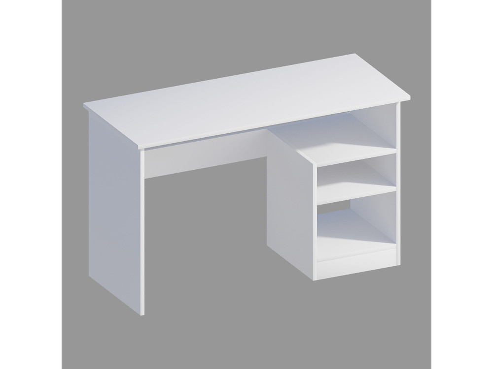 Bureau en bois "Bahar" - 120 x 50 x 74 cm - Blanc