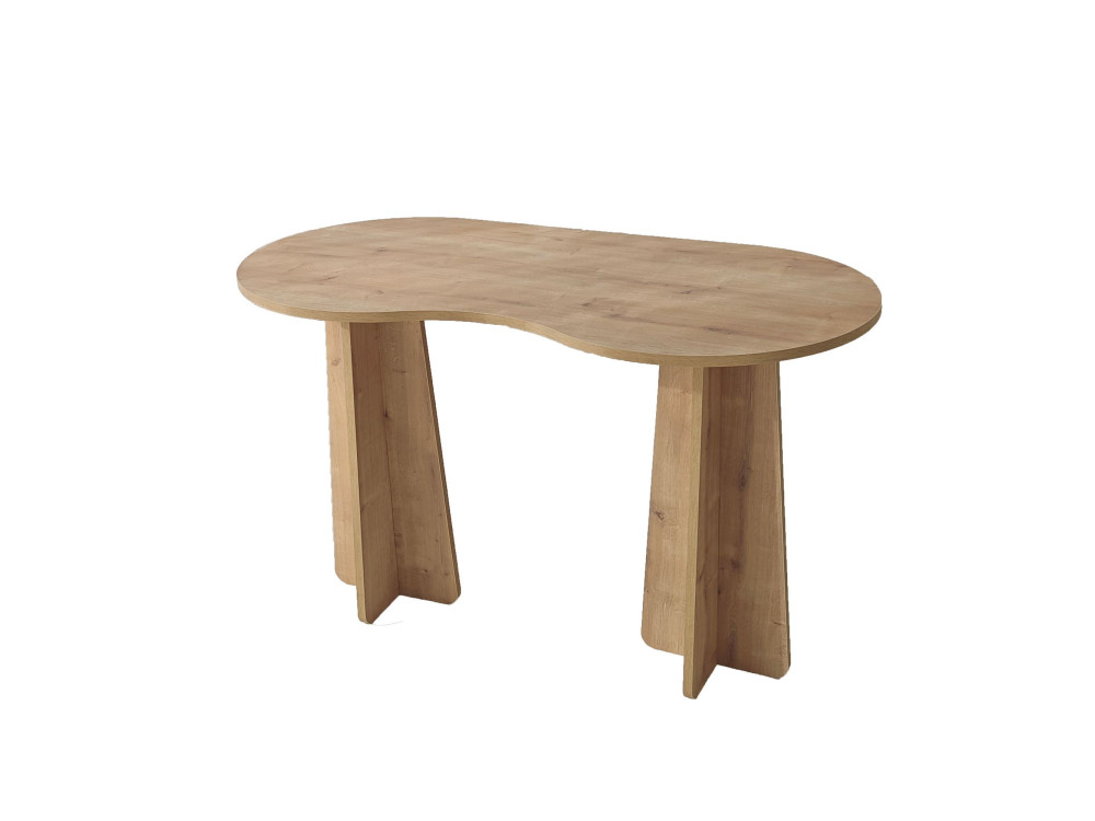 bureau en bois "infini" 120 x 60 x 75 cm - Chêne saphir