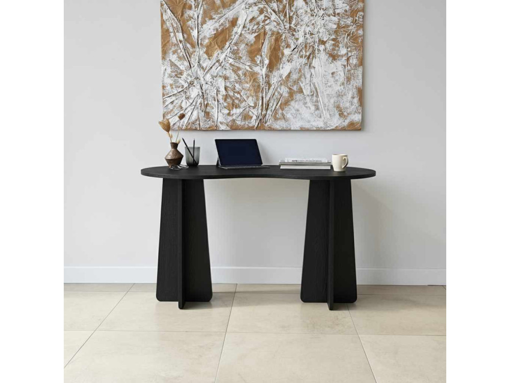 bureau en bois "infini" 120 x 60 x 75 cm - Noir