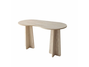 bureau en bois "infini" 120 x 60 x 75 cm - Travertin