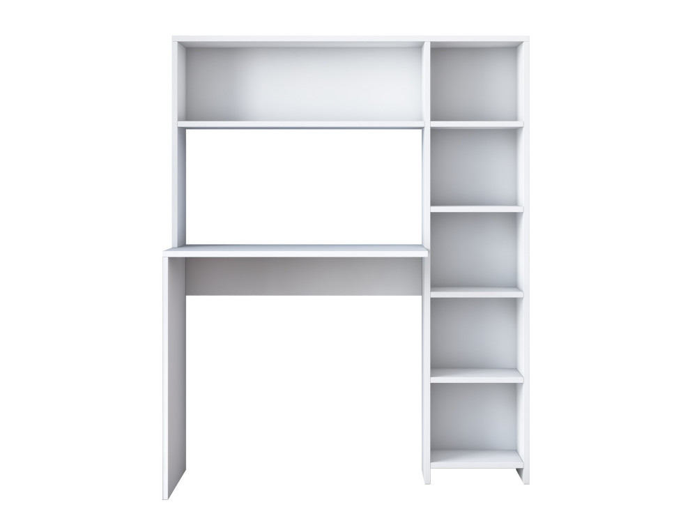 bureau en bois "Haham" 113 x 40 x 142 cm - Blanc
