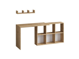 bureau en bois "Blake" 74 x 45 x 145 cm - Chêne
