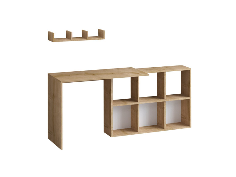 bureau en bois "Blake" 74 x 45 x 145 cm - Chêne