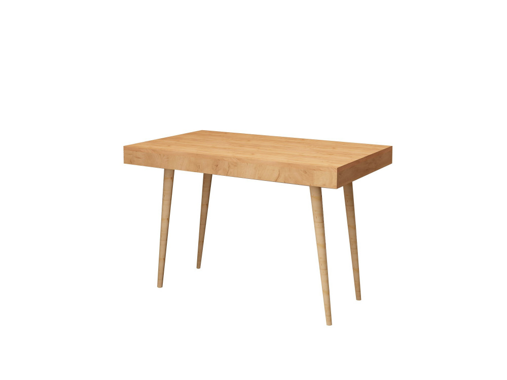 Bureau en bois "Valencia" - 100 x 60 x 74 cm - Marron