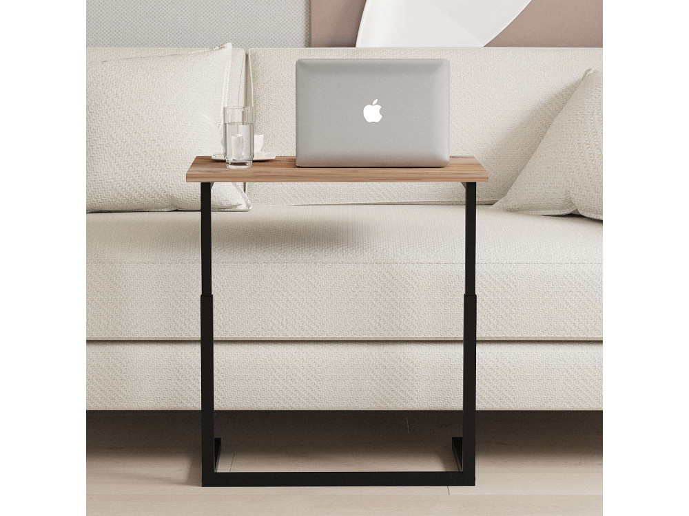 Bureau d'appoint en bois "Sparkle" - 60 x 40 x 73 cm - Marron