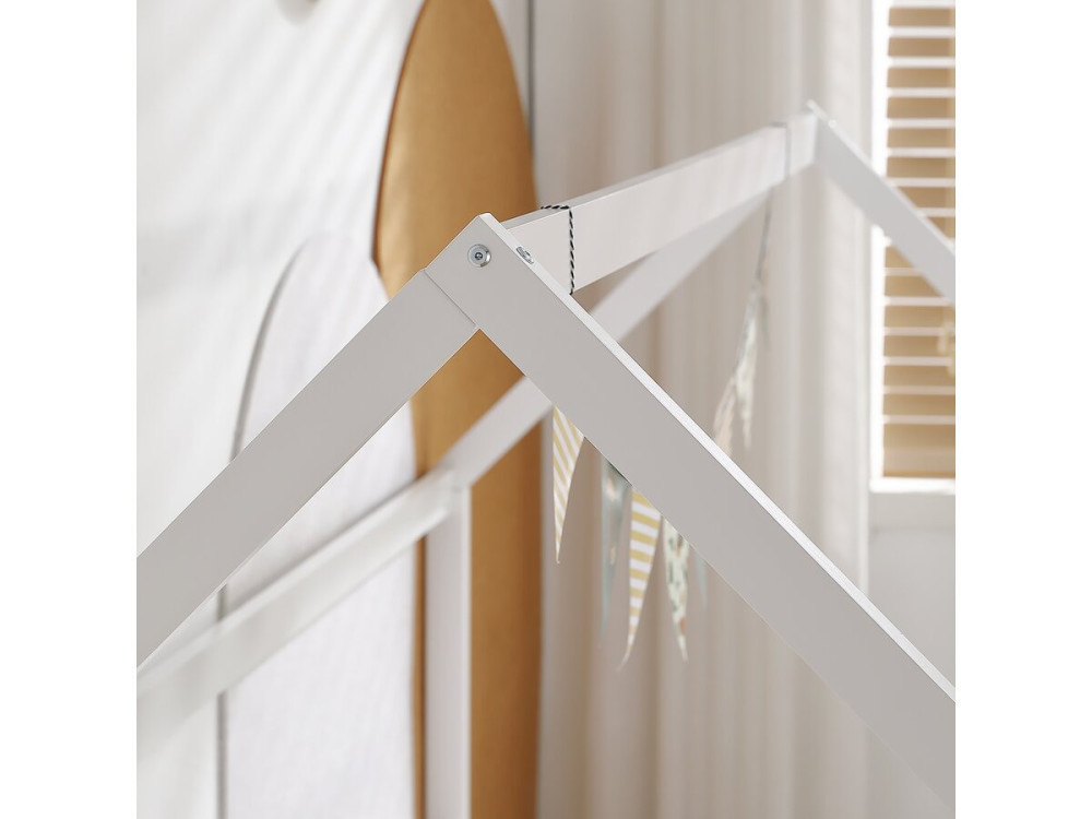 Lit cabane pour enfant "Mila" - 90 x 190 cm - Blanc